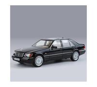 ZHRDWE 1:24 Per W140 S320 SEL Modello Pressofuso 4 Porte Apribili Cofano E Bagagliaio Auto Giocattolo Regali Per Gli Amici Auto Giocattolo(Nero)