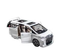 ZHRDWE 1:32 Per Alphard MPV Bianco Nero Modello Di Auto In Lega Veicolo Giocattoli Per Giochi Al Coperto E All'Aperto Auto Giocattolo(White)