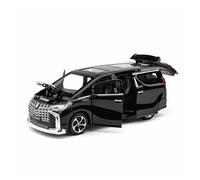 ZHRDWE 1:32 Per Alphard MPV Bianco Nero Modello Di Auto In Lega Veicolo Giocattoli Per Giochi Al Coperto E All'Aperto Auto Giocattolo(Nero)