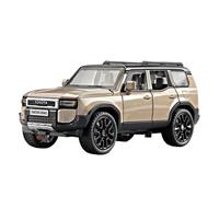 ZHRDWE 1:32 Per TOYOTA PRADO Land Cruiser Fuoristrada Modello In Metallo Pressofuso Giocattolo Auto Sala Giochi Divertimento All'aperto Auto Giocattolo(Yellow)