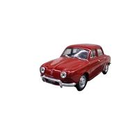 ZHRDWE 1/43 Per Il Modello Di Auto Pressofusa Renault Dauphine Rossa (edizione Veicoli Retrò In Lega Con Kit) Auto Giocattolo