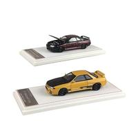 ZHRDWE 1:64 Per Nissan GT-R R32 Modello In Metallo Pressofuso Giocattolo Furgone Veicolo Giocattoli Ornamenti Statici Hobby Regali Auto Giocattolo(Rosa)