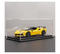 ZHRDWE Auto In Miniatura 1:18 Per Ferrari SF90xx, Auto Da Corsa Da Collezione In Lega Da Esposizione Per Ragazzi E Adolescenti(Yellow-E)
