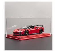 ZHRDWE Auto In Miniatura 1:18 Per Ferrari SF90xx, Auto Da Corsa Da Collezione In Lega Da Esposizione Per Ragazzi E Adolescenti(Red-G)