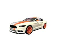 ZHRDWE Auto In Miniatura 1:18 Per Ford Mustang GT Modello Pressofuso Bianco Grandi Dimensioni Giocattolo Corsa Collezione Oggetti Da Esposizione Desktop