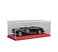 ZHRDWE Auto In Miniatura 1:18 Per Mercedes-Benz 500K Metallo Modello Auto D'epoca Collezione Veicoli Giocattolo Regalo Natale(Black-A)
