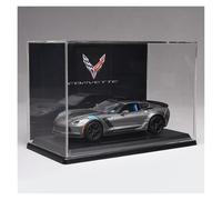 ZHRDWE Auto In Miniatura 1:24 Per Corvette In Lega Modello Auto Metallo Regalo Da Collezione Per Gli Appassionati Del Genere Per Il Fidanzato(Grey-A)