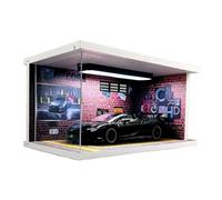 ZHRDWE Auto In Miniatura 1:24 Per Ferrari SF90XX Light Garage Edition Modello Auto Da Corsa Giocattolo Da Collezione Regalo Per Amici E Familiari(Nero)