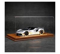 ZHRDWE Auto In Miniatura 1:24 Per Lotus EVIJA Espositore Trasparente In Pelle Illuminata Modello Di Auto Da Corsa Decorazione Della Scena(Gray)