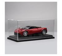 ZHRDWE Auto In Miniatura 1:24 Per Pagani Hobby Modello Auto Da Collezione Statico Da Esposizione Da Tavolo Regalo(Red-B)