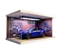 ZHRDWE Auto In Miniatura 1:24 Per Tesla Model Y Die-cast Car Garage Display Case Collezione Di Ornamenti Statici Veicoli Da Regalo(Style 9)