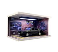 ZHRDWE Auto In Miniatura 1:24 Per Volkswagen Santana Die-cast Car Garage Display Case Computer Desktop Ornamenti Trendy Display Gift(Style 2)