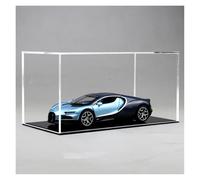 ZHRDWE Auto In Miniatura 1:32 Per Bugatti Tourbillon Die-cast Metal Car Toy Transparent Display Box Static Ornament Gift(Blu)