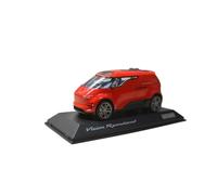 ZHRDWE Auto In Miniatura 1:43 Per Porsche Vision Racing Service Van Red Alloy Static Car Model Toy Ornament Gift