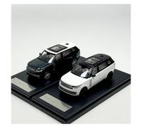 ZHRDWE Auto In Miniatura 1:64 Per Land Rover Range 5a Generazione Honor Genesis Edition Modello In Miniatura Di Auto Giocattolo Pressofusa(Nero)