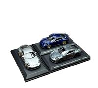 ZHRDWE Auto In Miniatura 1:64 Per Porsche 911 992.2 GT3 Modello Di Auto Da Corsa In Lega In Miniatura, Ornamento, Souvenir(Argento)