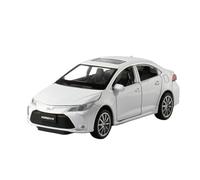 ZHRDWE Auto In Miniatura Modello Auto Giocattolo Toyota Corolla In Scala 1:32 Con Azione Pullback Dettagli Autentici Per Infinite Avventure Ludiche(White)