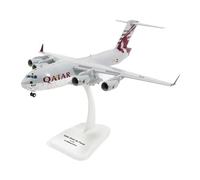ZHRDWE Giocattolo Miniatura Diecast Metal1:200 Scale for Qatar C-17 Replica Simulation Transport Alloy Airplane Model Display Collections