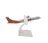 ZHRDWE Giocattolo Miniatura Metallo Pressofuso Scala 1/400 Malaysia East Horse ATR72-600 Ornamento Scena Finito Giocattolo Modello Aeroplano in Lega(Arancia)