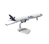 ZHRDWE Giocattolo Miniatura Modello di Aereo di Simulazione in Scala in Lega FedEx Express Mcdonnell Douglas MD-11 da 20 Cm