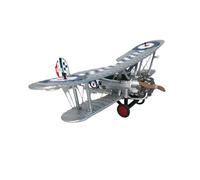ZHRDWE Giocattolo Miniatura Resina Pressofusa In Scala 1/72 Per Collezioni Di Modelli Di Aerei Bulldog Fokker Dr.1 SE.5a A Doppia Ali Classici(Gray)