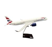 ZHRDWE Giocattolo Miniatura Scala 1/130 Per Aeroplano Da 47 Cm Airbus A350 BRITISH Con Luce LED, Modello Aereo Resina Pressofusa Espositore Da Collezione