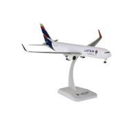 ZHRDWE Giocattolo Miniatura Scala 1:200 per Il Modello di Aereo Replica B767 B767-300F LATAM Cargo Simulazione in Metallo Rifinito Decorazione E Display