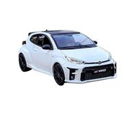 ZHRDWE Modellini Di Auto Giocattolo Metallo Pressofusi In Lega Toyota GR Yaris SUV 1/24 Collezione Modelli Regalo Auto Giocattolo(White)