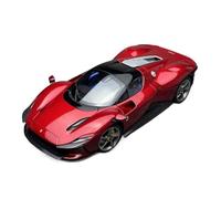 ZHRDWE Modellino Auto Corsa Lega Ferrari SP3 Scala 1/18 Pressofuso Metallo Modello Supercar Esposizione Statica Regalo Collezione Auto Giocattolo(Rosso)
