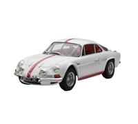 ZHRDWE Modellino Auto D'epoca Metallo Pressofuso Scala 1/18 Per Alpine A110 1600S Collezione Decorazioni Per Veicoli Giocattolo Regali Auto Giocattolo(White)