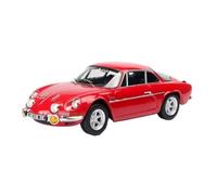 ZHRDWE Modellino Auto D'epoca Metallo Pressofuso Scala 1/18 Per Alpine A110 1600S Collezione Decorazioni Per Veicoli Giocattolo Regali Auto Giocattolo(Rosso)