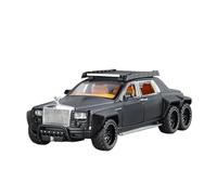 ZHRDWE Modellino Auto In Lega Pressofusa Rolls Royce Phantom In Scala 1:32 Con Suono Luce Hobby Giocattolo Regali Per Le Feste Auto Giocattolo(Nero)