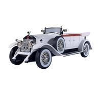 ZHRDWE Modellino Auto Lusso Rolls Royce Phantom I Del 1925 In Lega Di Metallo Pressofuso Scala 1:24 Veicoli Ornamenti Statici Regali Auto Giocattolo(White)