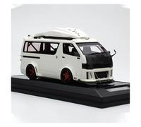 ZHRDWE Modellino Auto Pressofuso Da Collezione In Resina, Modello Hiace Modificato In Scala 1:43, Da Esporre, Giocattolo, Regalo Auto Giocattolo
