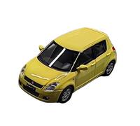 ZHRDWE Modellino Auto Resina Pressofuso Scala 1:43 Per Suzuki Swift Yellow Miniatura Espositore Statico Auto Giocattolo