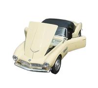ZHRDWE Modellino Di Auto Sportiva Classica Metallo Pressofuso In Lega BMW 507 Scala 1:24 Ideale Per Giochi Al Chiuso E All'aperto Auto Giocattolo(White)