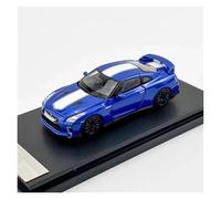ZHRDWE Modellino Lega Per Auto Nissan GT-R35 50A Anniversary Edition Scala 1/64 Veicoli Corsa Sportivi Giocattoli Hobby Articoli Feste Auto Giocattolo(Blu)