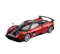ZHRDWE Modellino Pressofuso In Lega Auto Sportiva Pagani Huayra BC In Scala 1:18 Regalo Di Lusso Su Larga Scala Auto Giocattolo(Rosso)