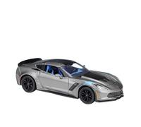 ZHRDWE Modello Auto Giocattolo Pressofuso Lega Verde Chevrolet Corvette Grand Sport 2017 Scala 1:24 Regalo Per Ragazzi Adolescenti Auto Giocattolo