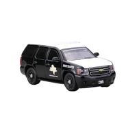 ZHRDWE Modello Auto Lega Tahoe SUV Della Polizia Scala 1:64 Pressofuso Giocattolo Collezione Per Ragazzi Adulti Appassionati Auto Giocattolo