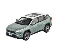 ZHRDWE Modello Di Auto Giocattolo In Metallo Pressofuso In Lega RAV4 SUV 1:32 Regalo Compleanno Per Bambini E Bambine. Auto Giocattolo(verde)