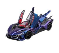 ZHRDWE Modello Di Veicolo Da Corsa In Lega Pressofusa In Metallo Apollo Project EVO Scala 1:18 Per Collezionisti Adulti Auto Giocattolo(Purple)