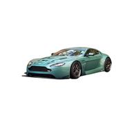 ZHRDWE Modello Giocattolo Auto 1:18 Per La Collezione Modelli Sportivi Aston Martin VANTAGE V12 GT3 Regalo Per Amici Familiari Auto Da Corsa Nera E Bianca Realistico Auto In Scala(verde)
