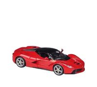 ZHRDWE Modello Giocattolo Auto 1:32 Per Ferrari LaFerrari Modello Di Auto Sportiva In Lega Simulazione Suono E Luce Giocattolo Bianco Rosso Realistico Auto In Scala(Rosso)