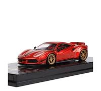 ZHRDWE Modello Giocattolo Auto Metallo Pressofuso In Scala 1/64 Per Ferrari 488 Veicoli Giocattolo Realistico Auto In Scala