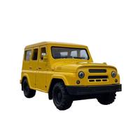 ZHRDWE Modello Giocattolo Auto Modello Auto Fuoristrada Della Polizia UAZ Hunter Metallo Pressofuso Scala 1/18 Simulazione Suono Luce Collezione Di Giocattoli Realistico Auto In Scala(Yellow)
