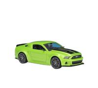 ZHRDWE Modello Giocattolo Auto Modello Pressofuso In Scala 1:24 Per Ford Mustang Street Racing Muscle Car Fedele Ai Dettagli Originali Realistico Auto In Scala(verde)