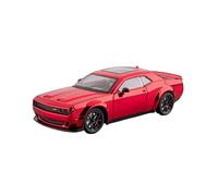 ZHRDWE Modello In Lega Pressofusa Dodge Challenger Hellcat Redeye In Scala 1:24 Regalo Per Ragazzi E Adolescenti Auto Giocattolo(Rosso)