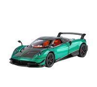 ZHRDWE Pagani Huayra BC In Lega Da Corsa Scala 1:24 Modello Di Auto Da Corsa In Metallo Pressofuso Regalo Di Natale E Compleanno Auto Giocattolo(verde)