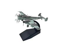 ZHRDWE Réplique 1:100 per Pressofusione in Metallo WWII Tedesco Messerschmitt BF110 (con Supporto) Militare Aereo da Caccia Modello di Aereo Ornamento Giocattoli n Miniatura